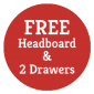 FREE Headboard & Drawers