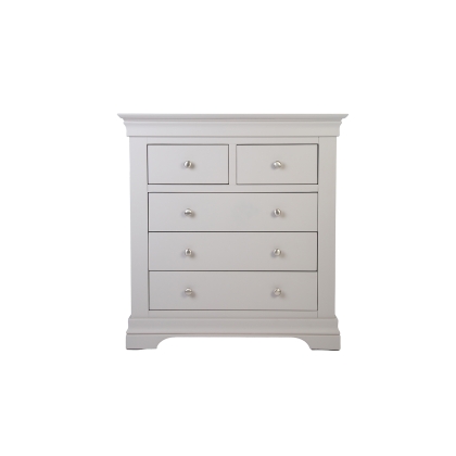 Providence Pebble Grey 2 Over 3 Drawer Chest of Drawers