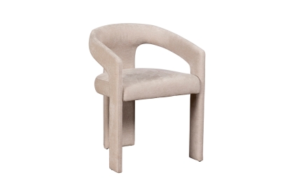 Georgia Light Beige Upholstered Dining Chair (Pair)