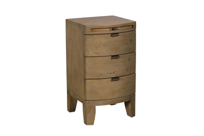 Barbados Reclaimed Wood 3 Drawer Bedside Table