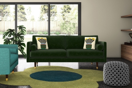 Orla Kiely Mimosa L Shape Large Chaise Sofa