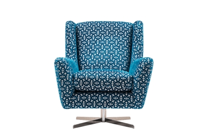 Falmouth Upholstered Swivel Accent Chair
