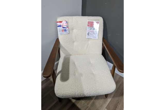 Store Clearance Items Arena Chair in Dolly Ivory