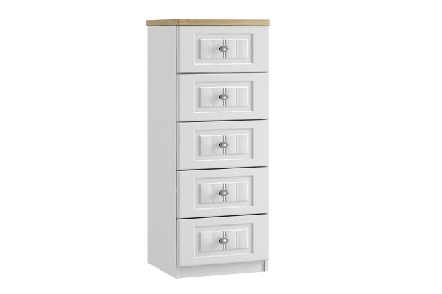 Maysons Furniture Panorama 5 Drawer Narrow Chest of Drawers