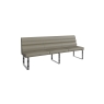 Kettle Interiors Camden Taupe Upholstered 1.8m Dining Bench