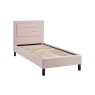 Limelight Pablo Fabric Bed in Pink