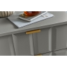 Welcome Furniture 2 Drawer Bedside Table with Cube Panel Design