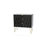 Welcome Furniture 3 Drawer Chest of Drawers with Diamond Panel Design