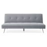 Kyoto June Click Clack Grey Sofa Bed with Deep Tufting