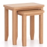 Heritage Arlo Natural Oak Nest of 2 Tables