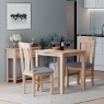Heritage Arlo Natural Oak Square Dining Table