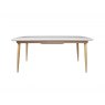 Classic Furniture Princeton High Gloss White Large Extending Dining Table
