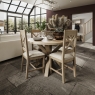 Kettle Interiors Smoked Oak Small Round Table