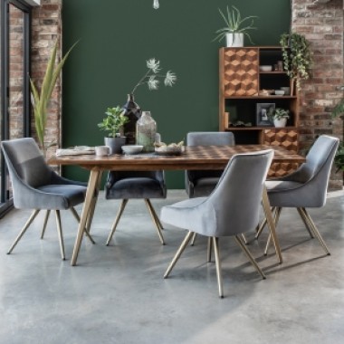 Geometric Mango Wood