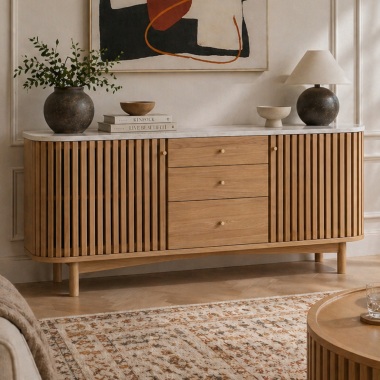 Soho Dining - Marble Top / Natural