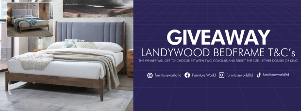 Landywood Bedframe Giveaway T&C's