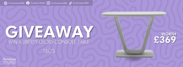 Liberty Console Table Giveaway T&C's
