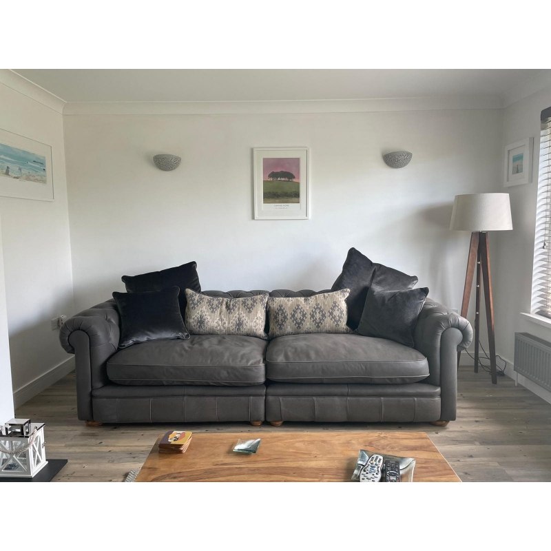 Alexander & James Retreat Leather Midi Sofa Furniture World