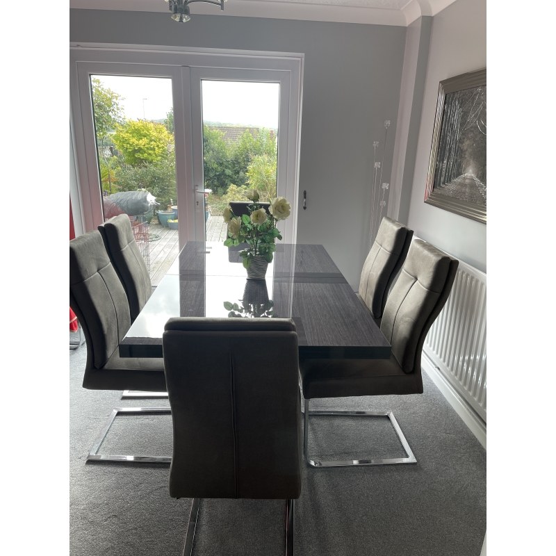 ALF Monte Carlo High Gloss TV Stand St Moritz Style Furniture World