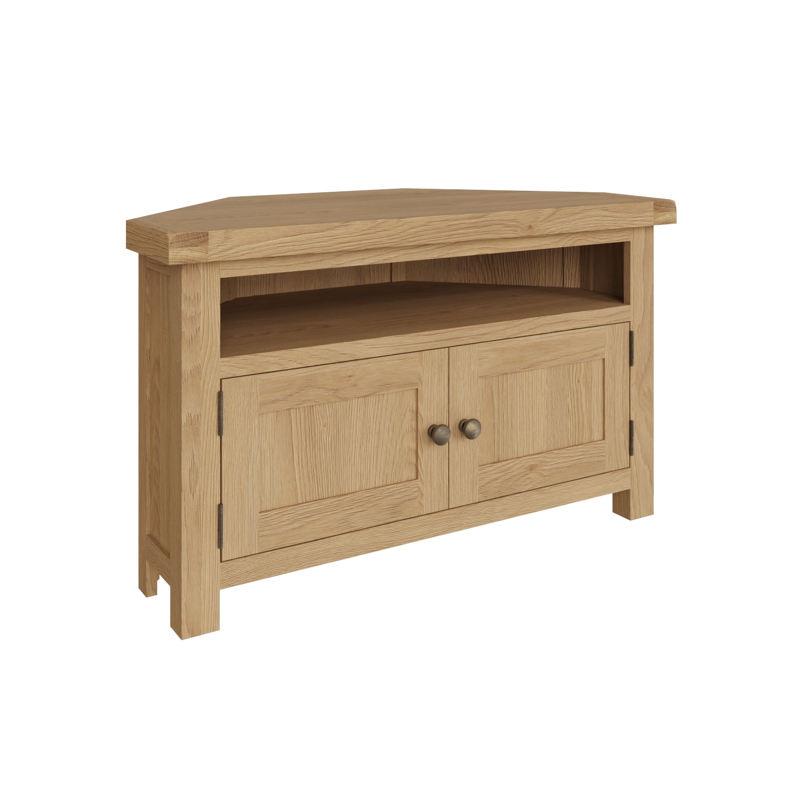 Light wood corner tv unit discount
