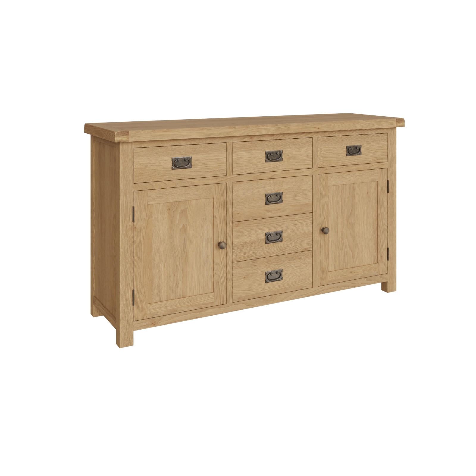 Light oak shop credenza