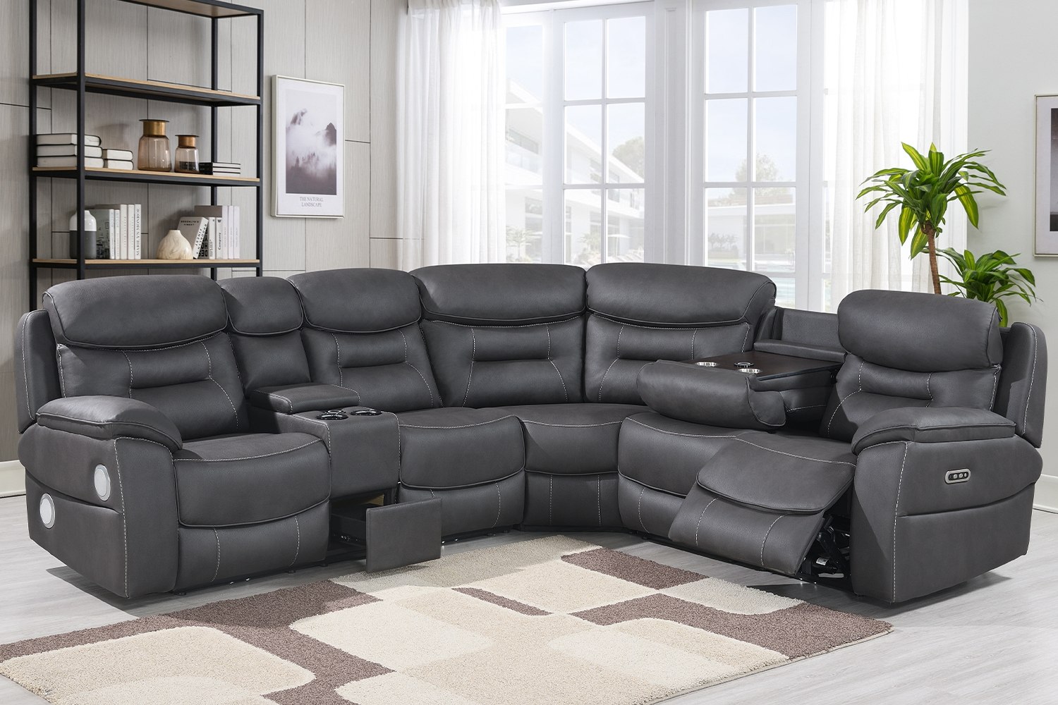 Series 3 Ultimate Smart Tech Power Recliner Corner Sofa Furniture World