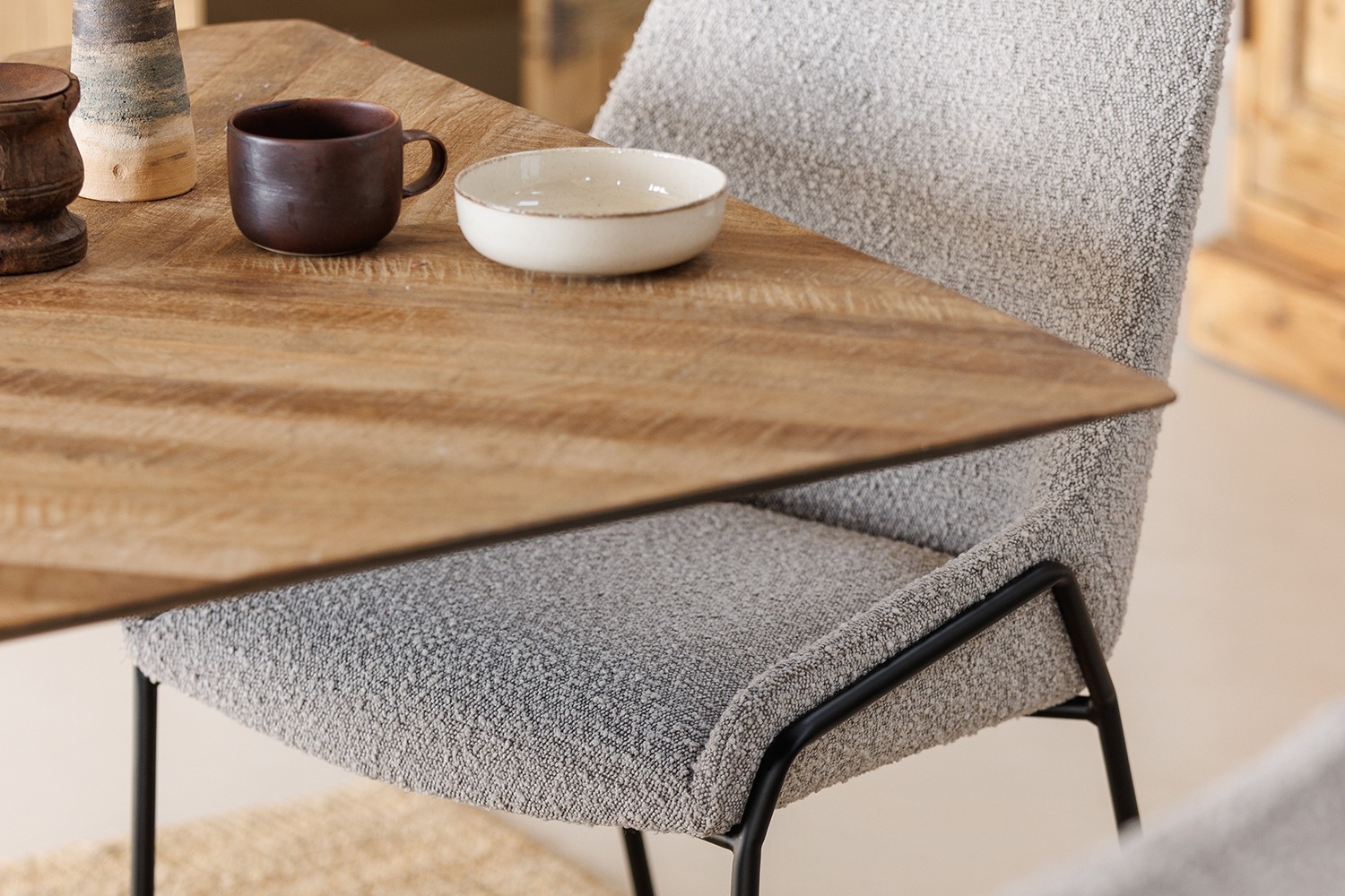 Canada Reclaimed Teak Wood 200cm Dining Table Furniture World