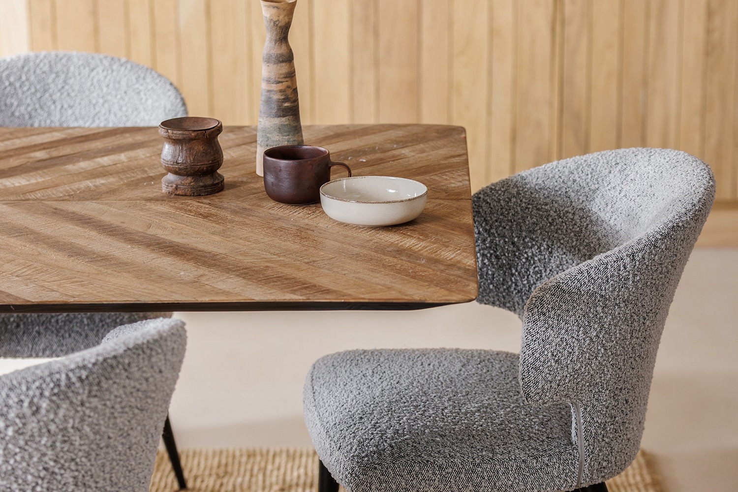 Canada Reclaimed Teak Wood 200cm Dining Table Furniture World