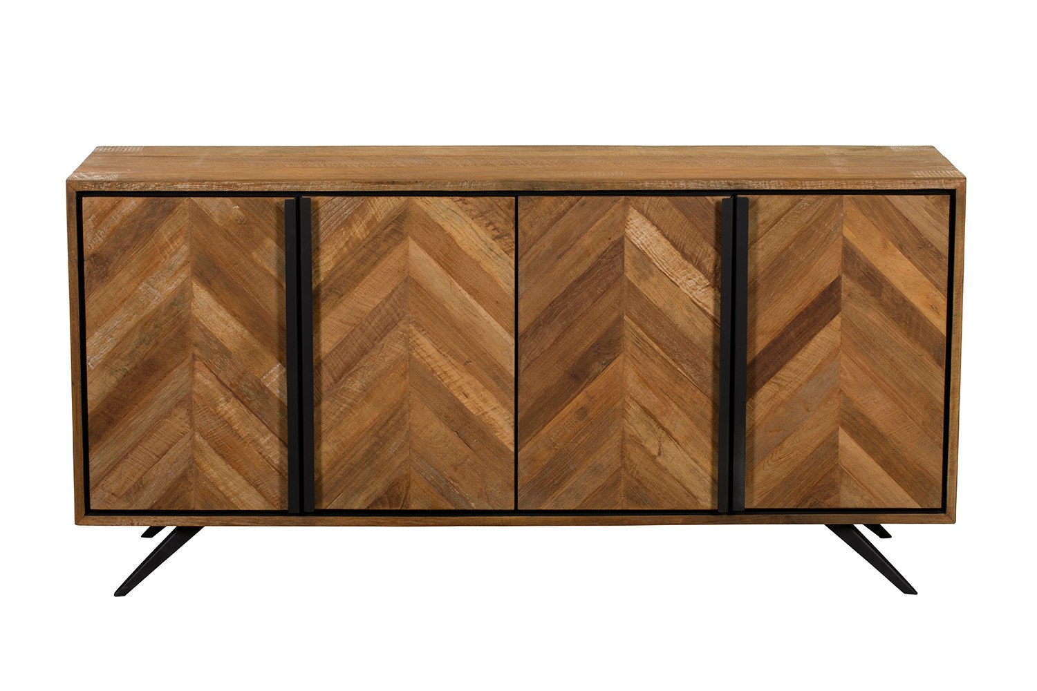Canada Reclaimed Teak Wood Wide Sideboard Furniture World