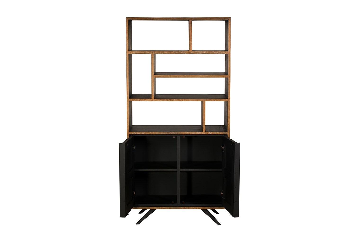 Canada Reclaimed Teak Wood Bookcase Furniture World