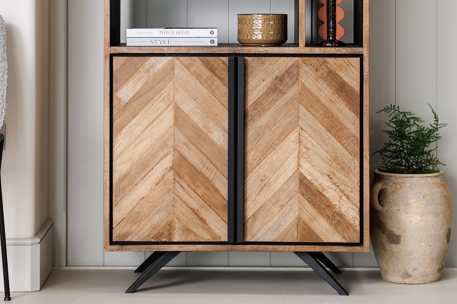 Canada Reclaimed Teak Wood Bookcase Furniture World