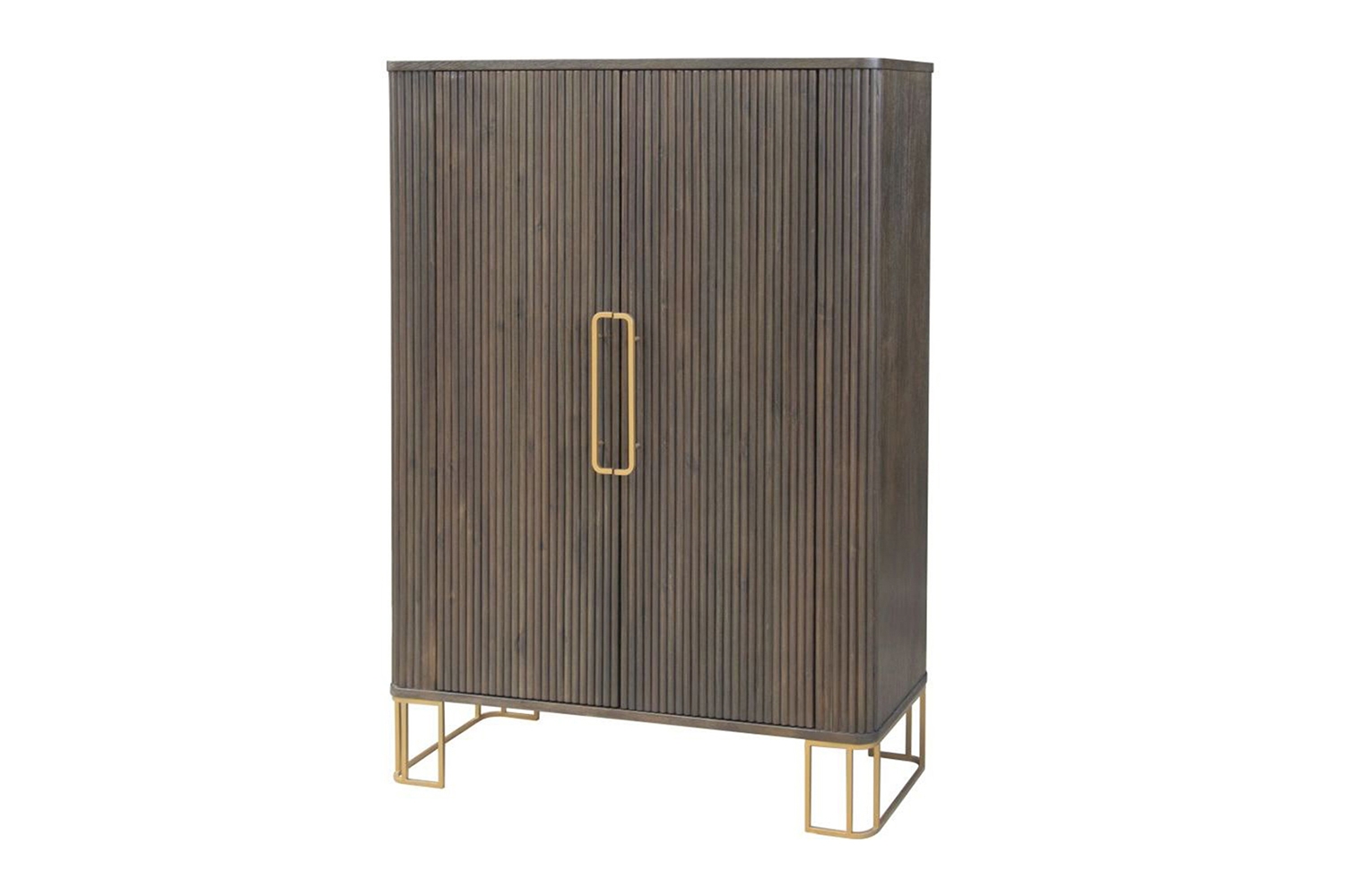 Moscow dark wood drinks on sale cabinet