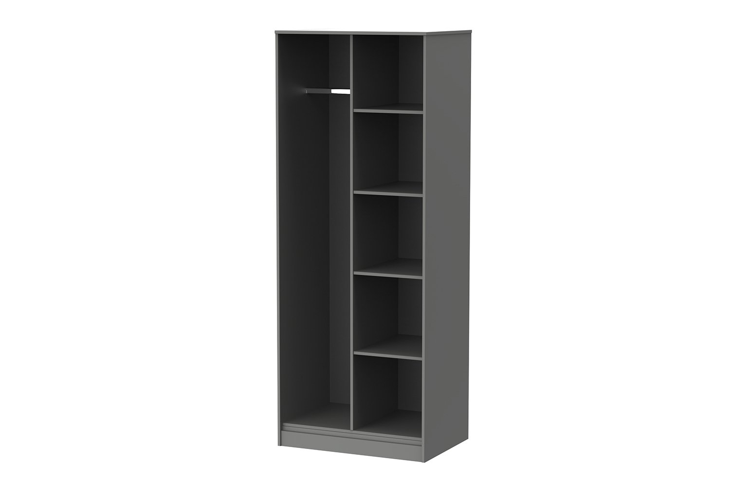 Open Shelf Wardrobe with Cube Panel Design Furniture World
