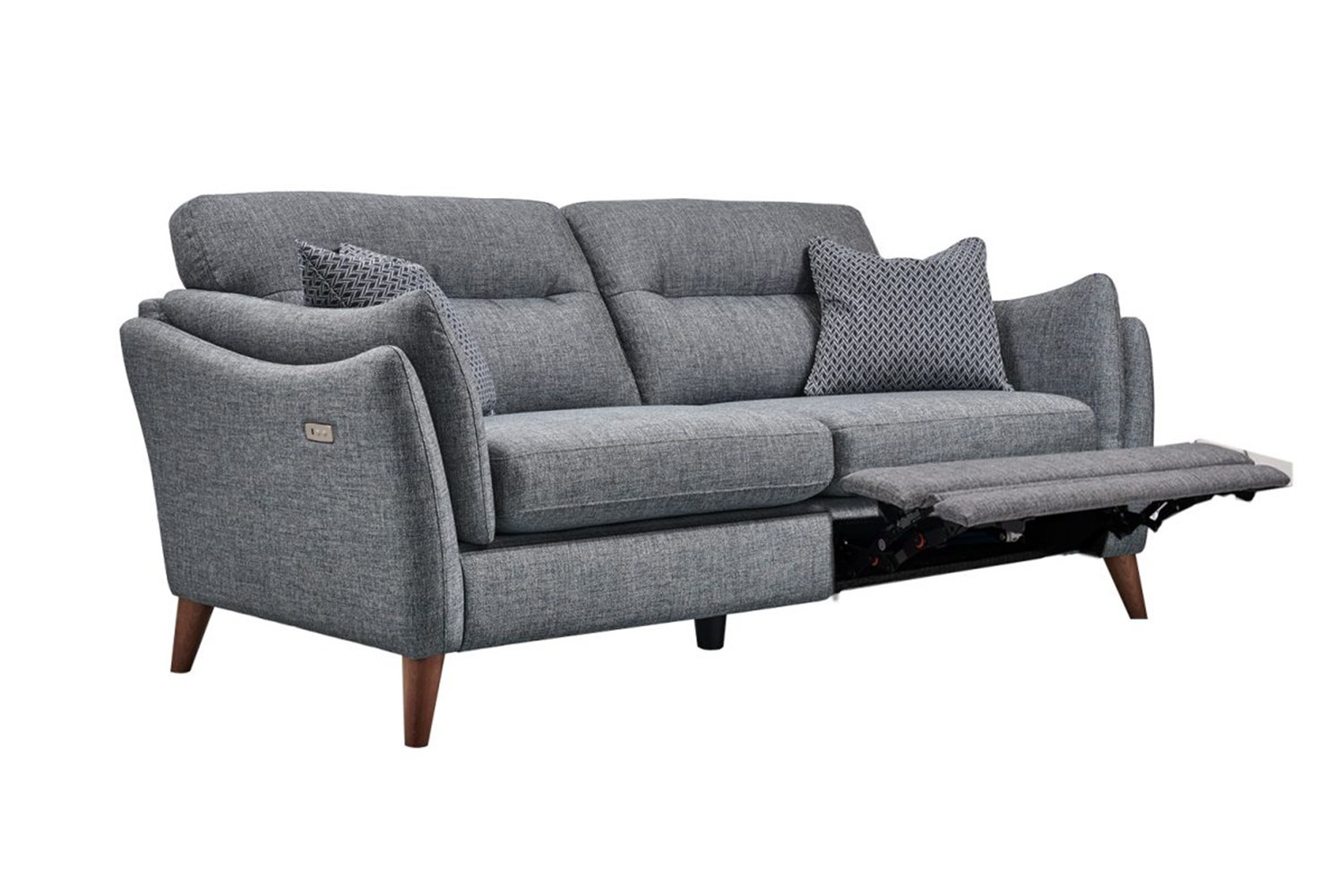 Cornwall 3 Seater Reclining Lounger Sofa Made in the UK Furniture World