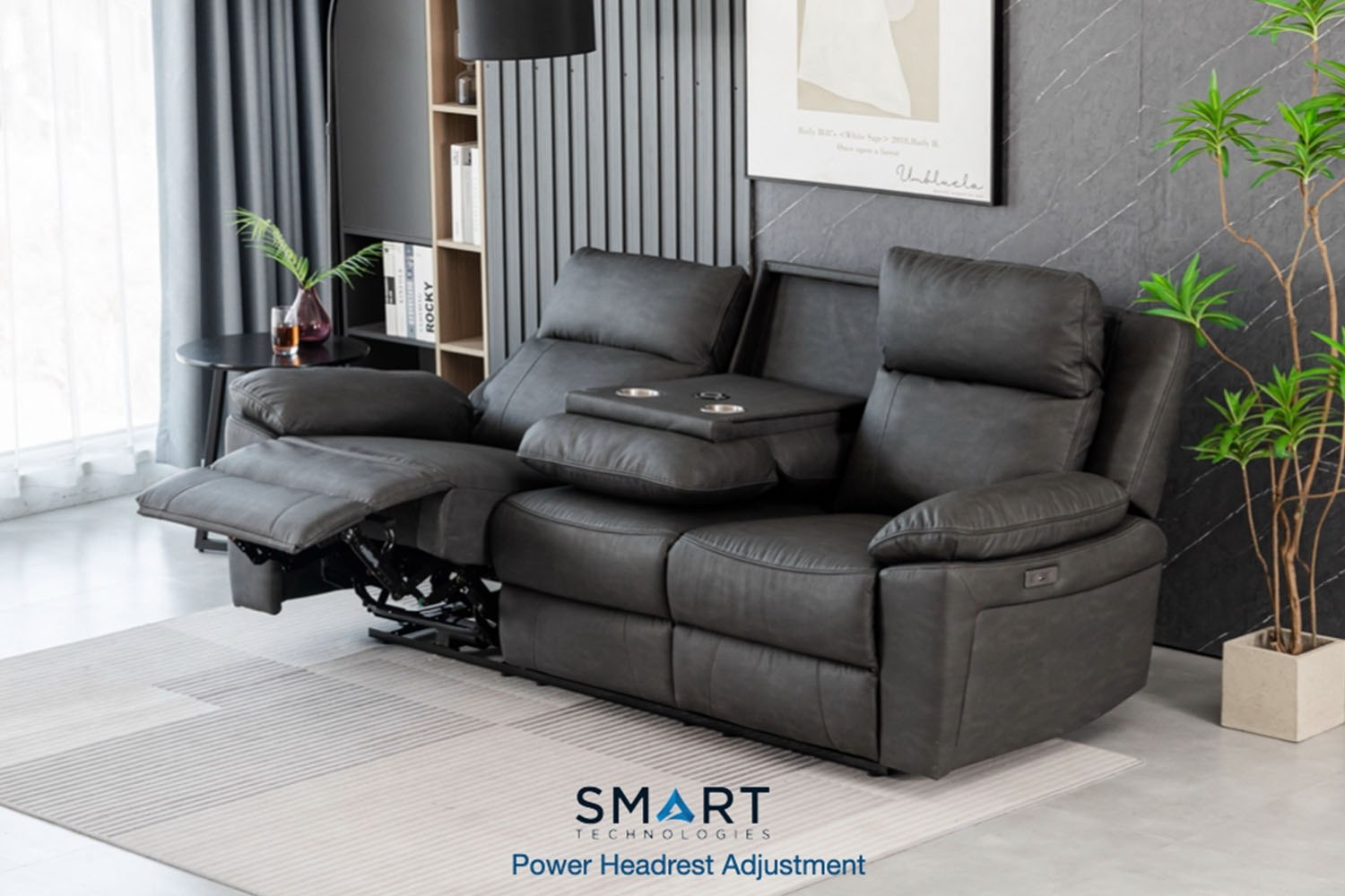 Series 5 Hunter Smart 3 Seater Power Recliner Sofa | Furniture World