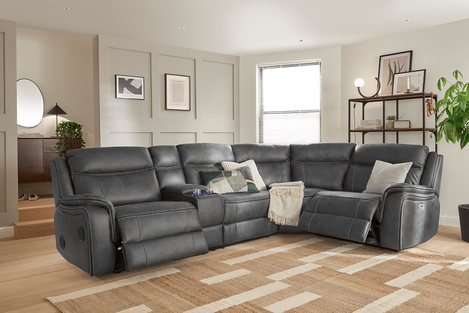 Ultimate Smart Tech 4 Seater L Shape Corner Sofa | Furniture World