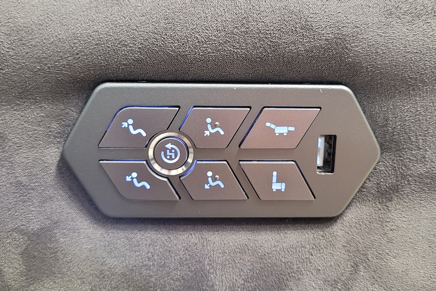 Comfort Tech Leather Power Reclining 5 Seater Corner Sofa Furniture World