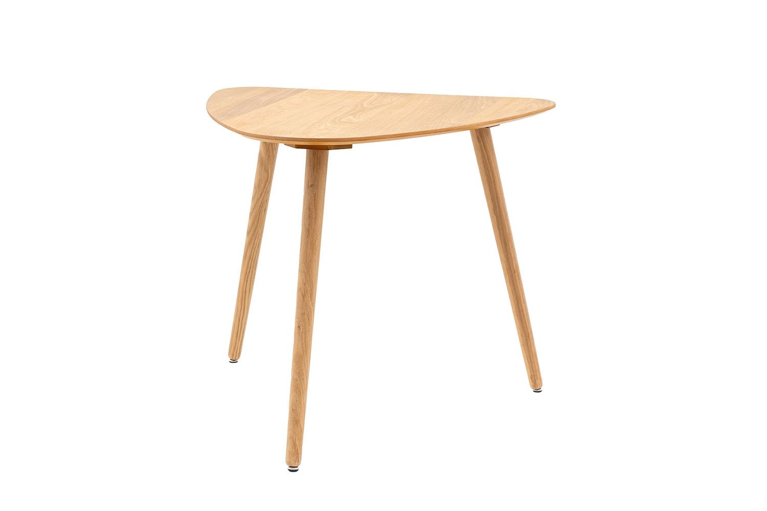 Gallery Direct Hatfield Natural Oak 80cm Small Triangular Dining Table ...