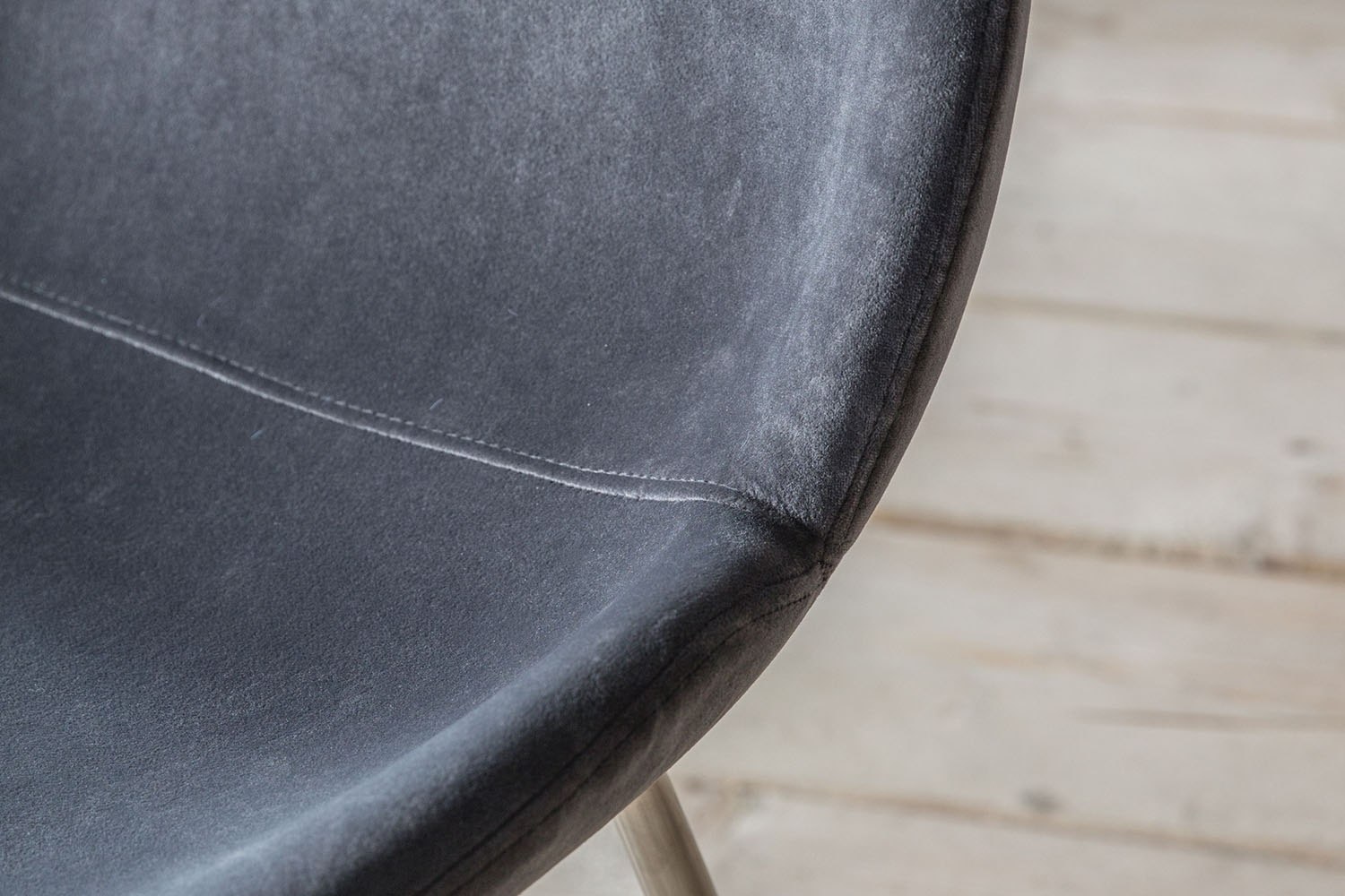 Gallery Direct Set of 2 Flanagan Dining Chairs in Grey Velvet ...
