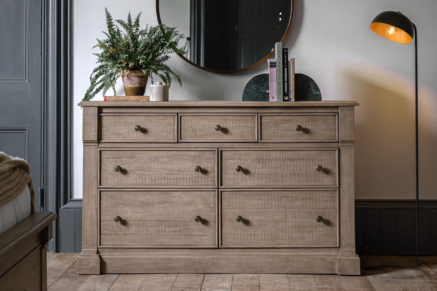 Gallery Direct Vancouver Rustic 7 Drawer Chest of Drawers