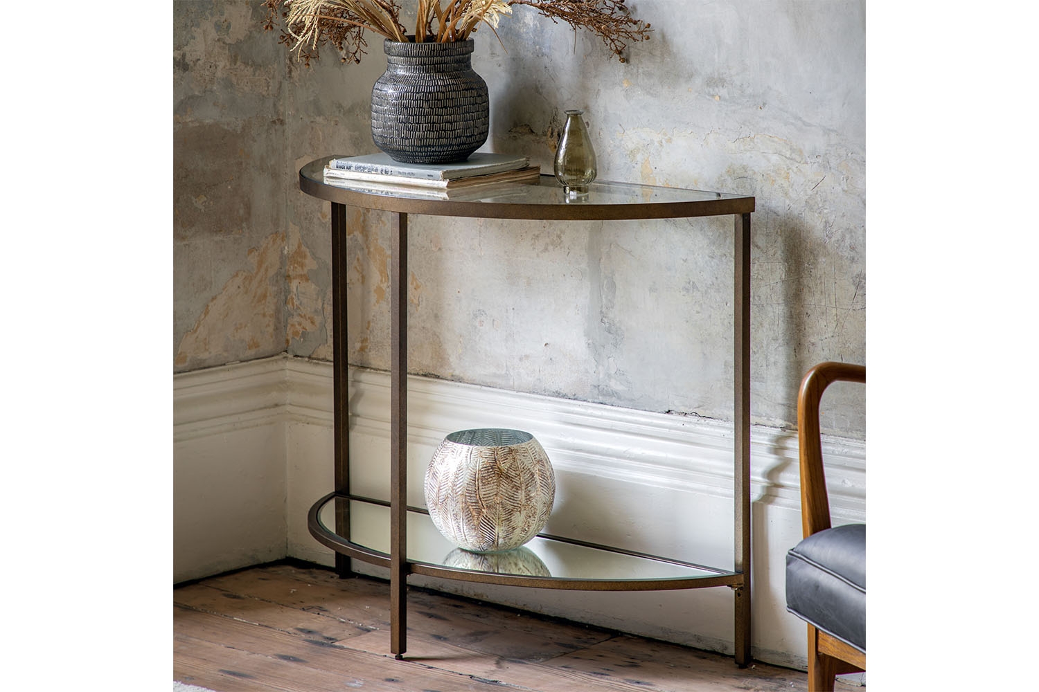 Gallery Direct Hudson Bronze Console Table | Stylish Decor