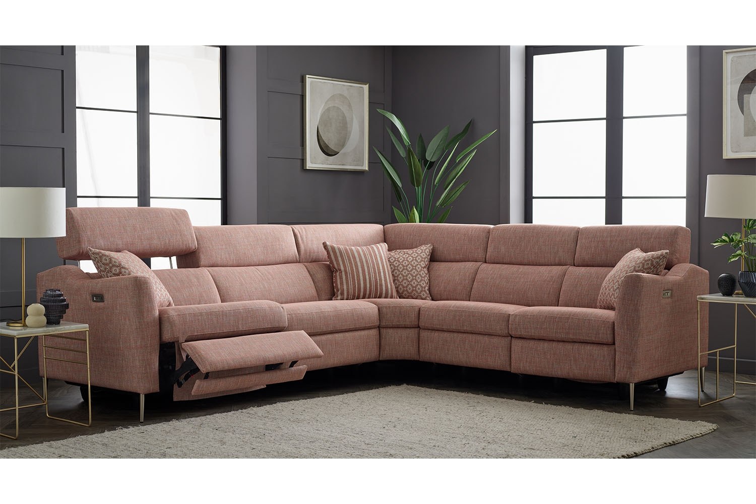 Otago Large Ultimate Cloud Zero Recliner Corner Sofa | Furniture World