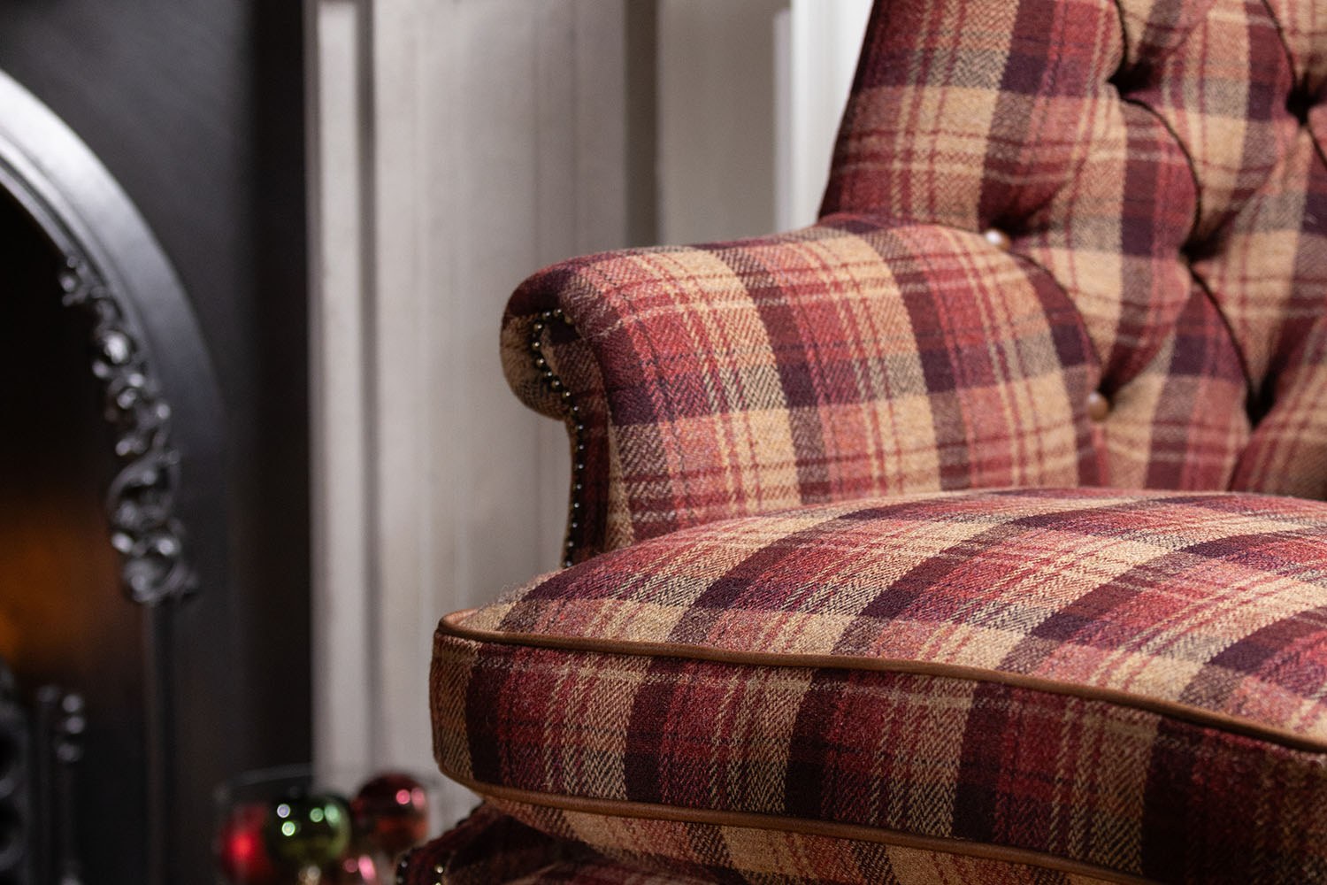 Tetrad Mackenzie Harris Tweed Wing Chair | Furniture World