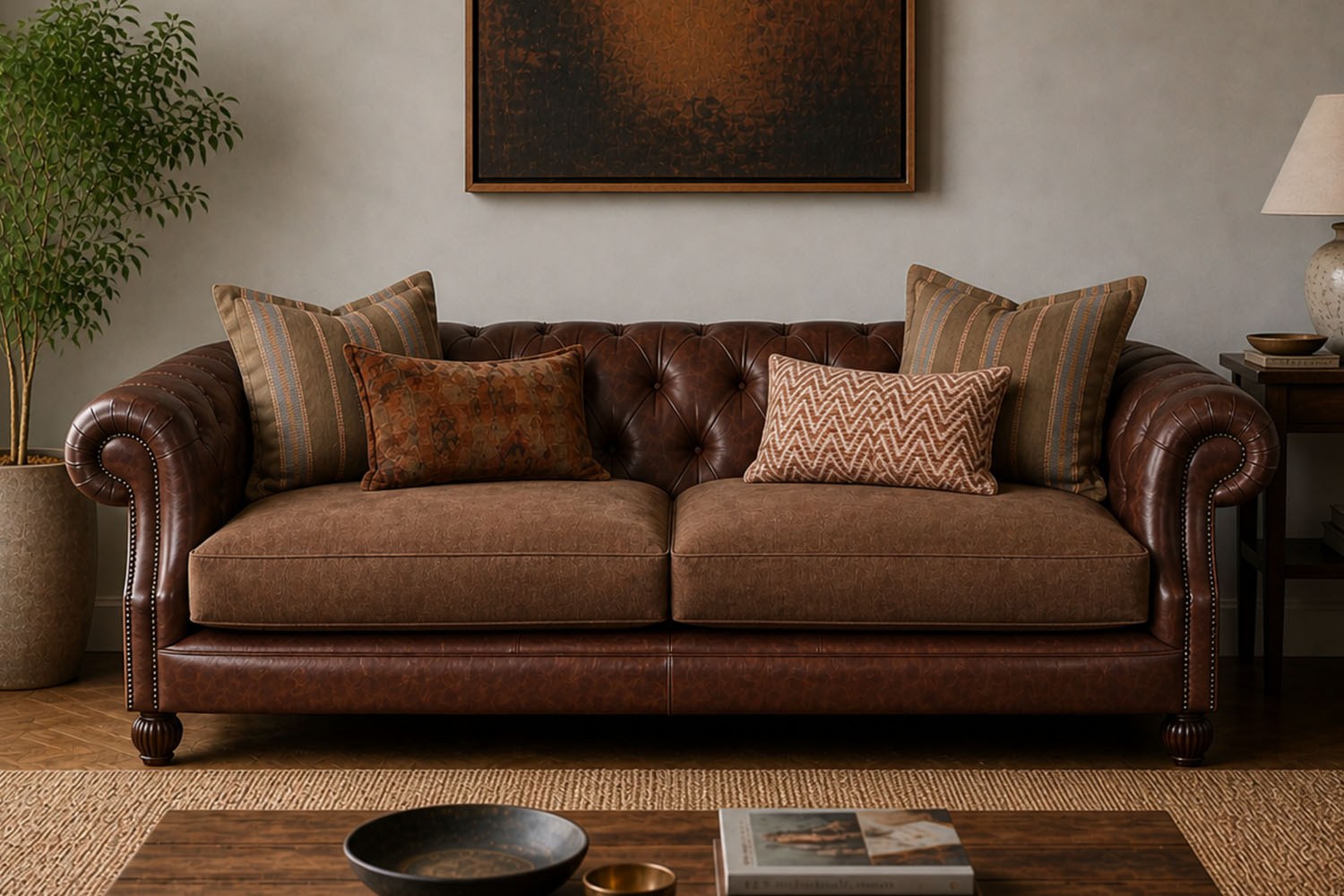 Tetrad Heritage Kensington Grand Chesterfield Sofa | Furniture World