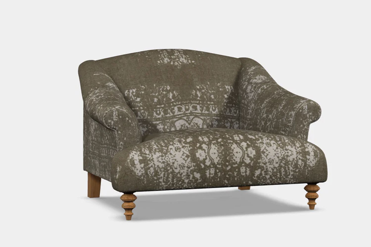 Tetrad Heritage Jacaranda Bagru Snuggler Chair | Furniture World