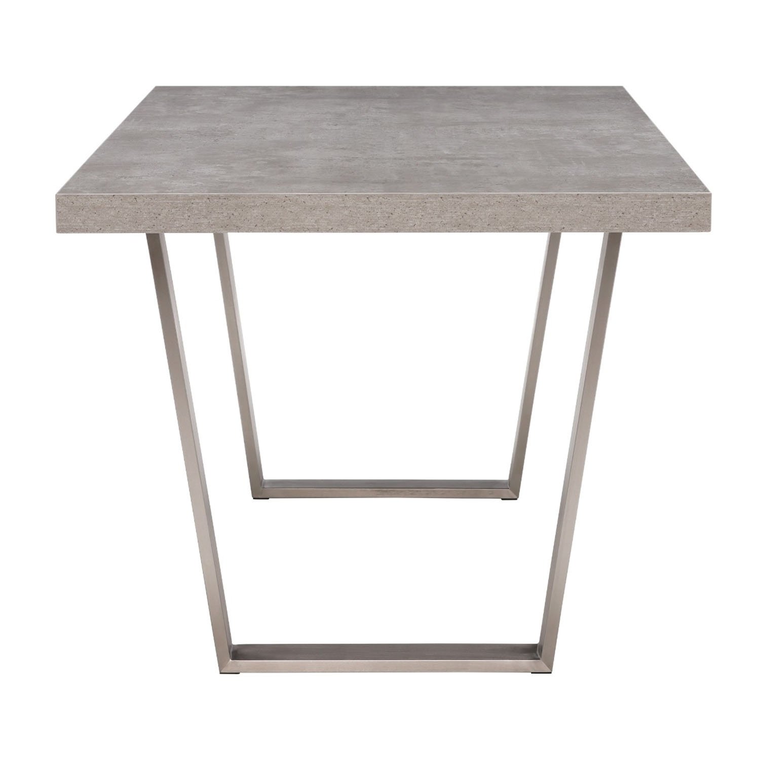 Jordan Halmstad Stone Concrete Look Corner Dining Table Set Furniture