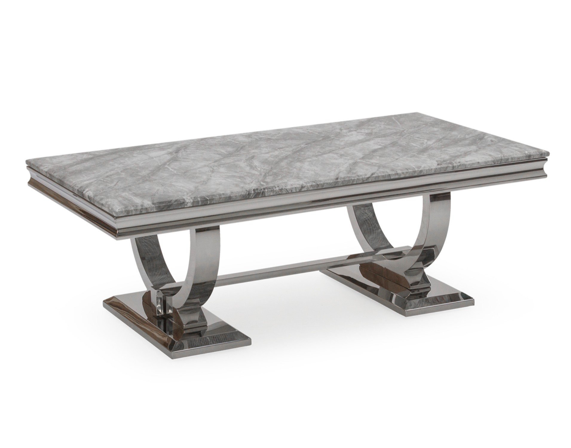 Arianna Grey Marble Coffee Table Furniture World