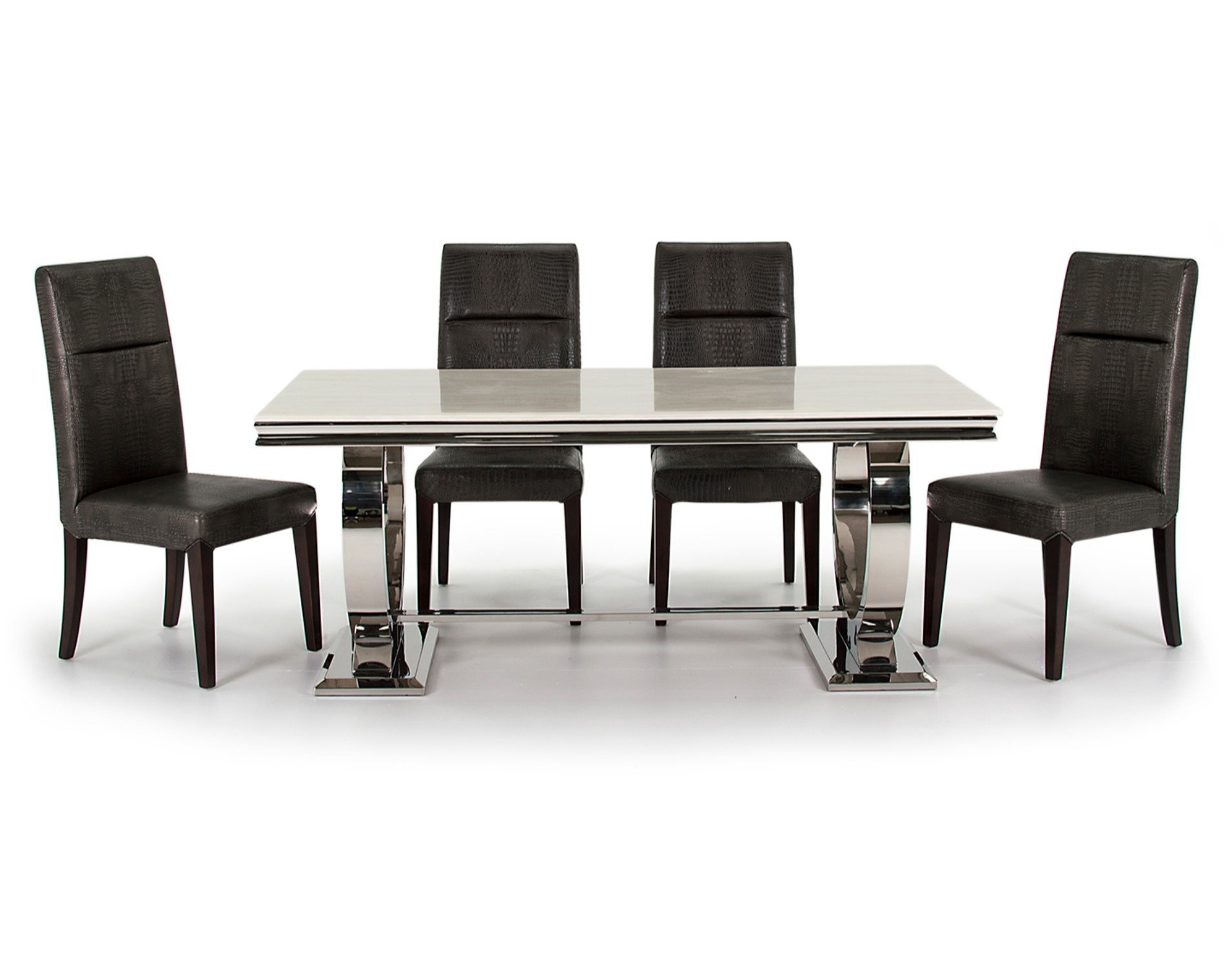 Arianna Cream Marble 180cm Dining Table Furniture World