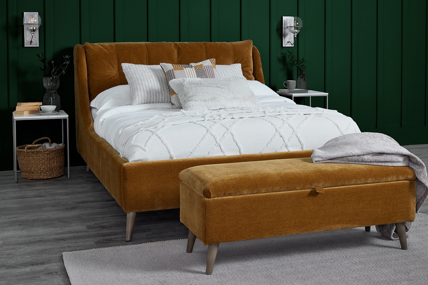 Elof upholstered standard bed deals