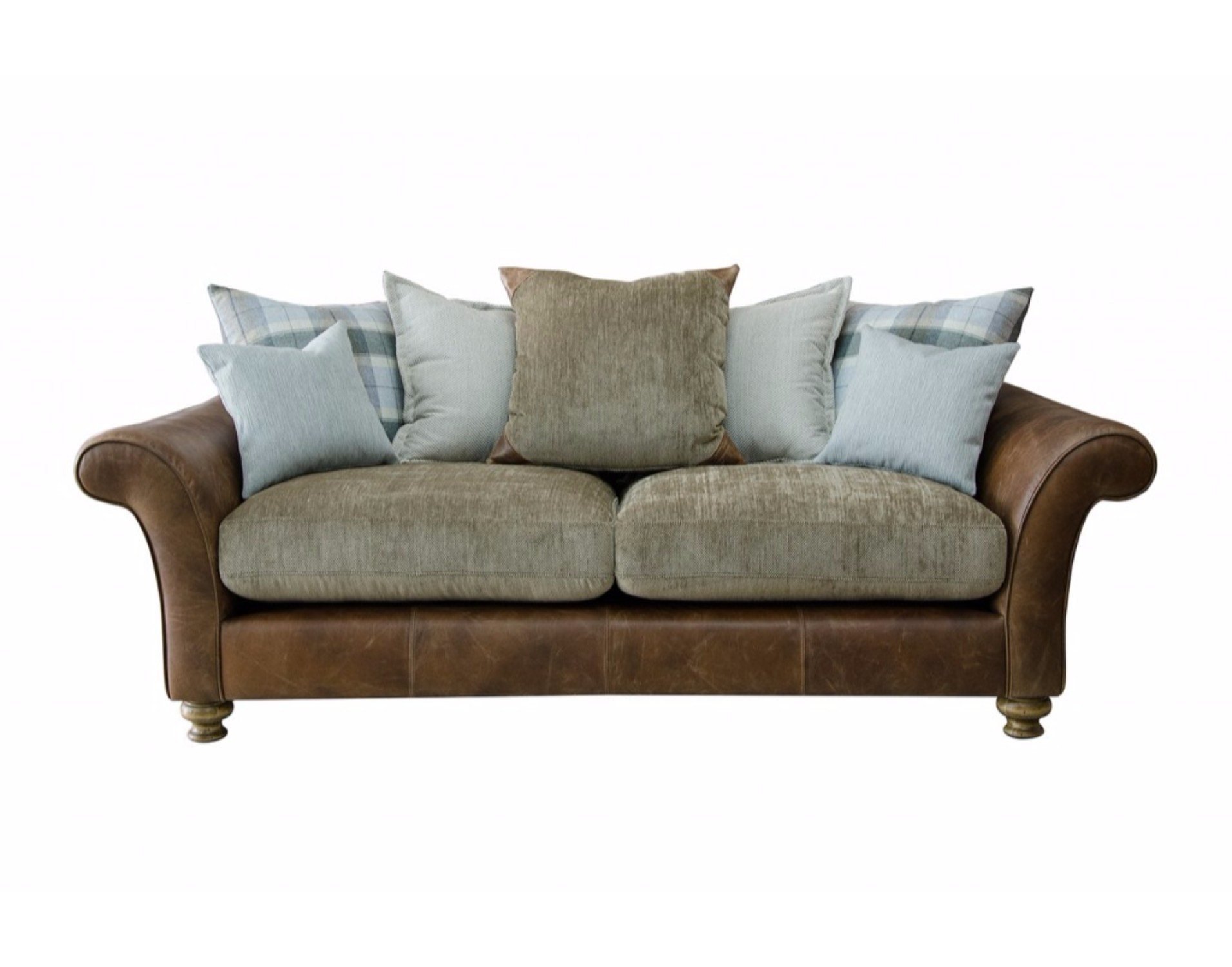 Alexander & James Lawrence 3 Seater Pillow Back Sofa Furniture World